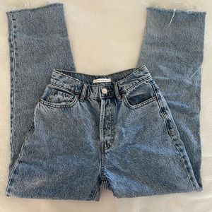 BLUE STRAIGHT LEG PACSUN JEANS